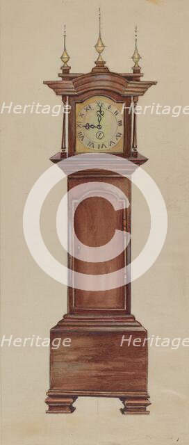 Clock, 1935/1942. Creator: Unknown.