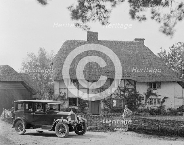Buick 25/75 saloon, Garston, Wiltshire, c1930. Artist: Bill Brunell.