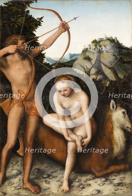 Apollo and Diana, ca 1530. Artist: Cranach, Lucas, the Elder (1472-1553)