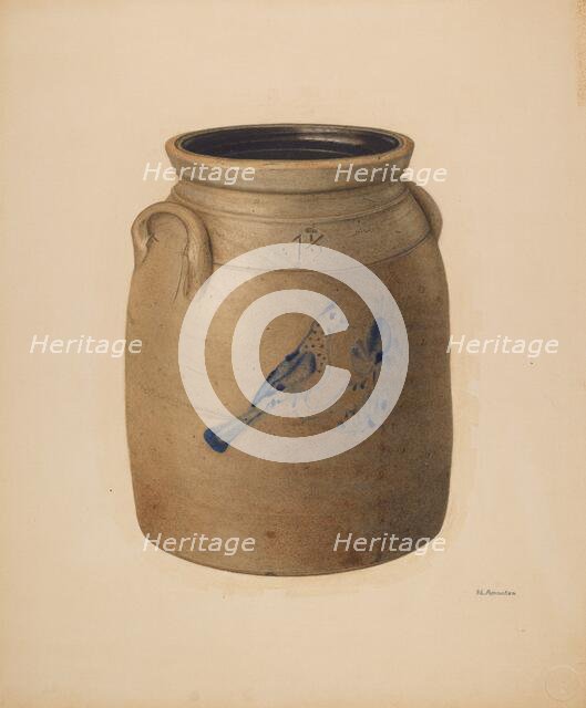 Jar, c. 1939. Creator: Nicholas Amantea.