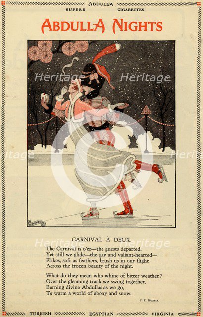 Abdulla Cigarettes, 1926. Artist: Unknown