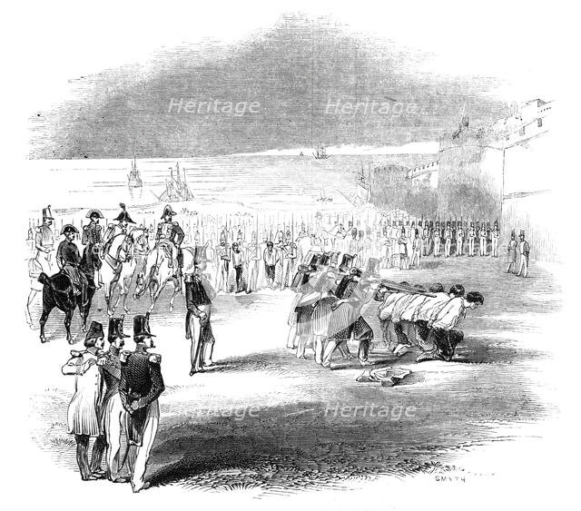 Execution of Bonet and his accomplices at Alicant, 1844. Creator: Unknown.
