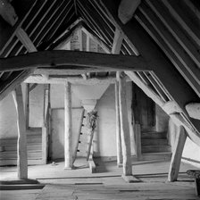 An attic in Kelmscott Manor, Oxfordshire, 1949. Artist: Eric de Maré