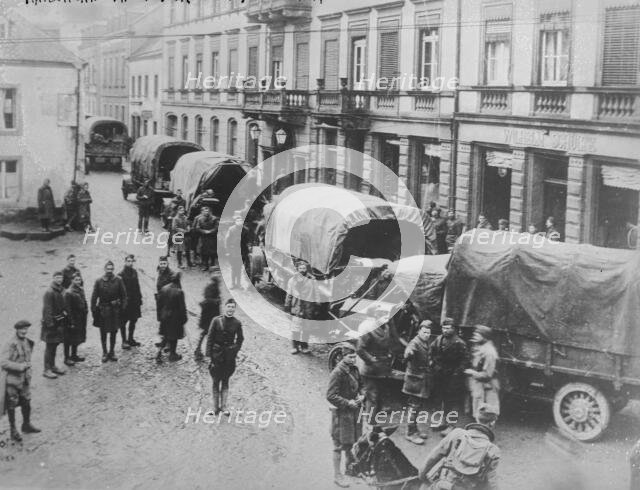 American Trucks, Kylburg [i.e. Kyllburg], Germany, 4 Dec 1919. Creator: Bain News Service.