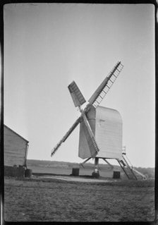 Chillenden Windmill, Chillenden, Goodnestone, Dover, Kent, 1929. Creator: Francis Matthew Shea.