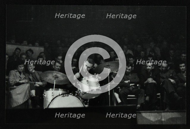 The Dave Brubeck Quartet in concert at Colston Hall, Bristol, 1958. Artist: Denis Williams