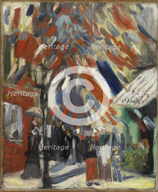 La Fête du 14 juillet à Paris (14 July in Paris), 1886. Creator: Gogh, Vincent, van (1853-1890).