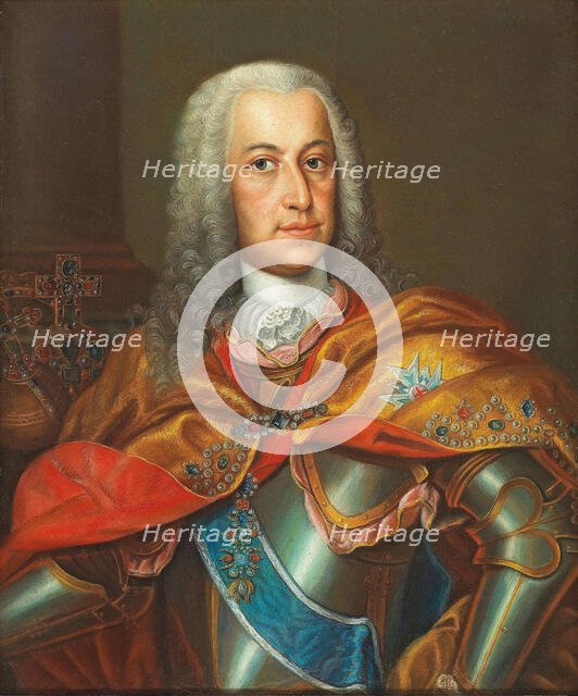 Portrait of Charles VII, Holy Roman Emperor (1697-1745), First half of the 18th cent.. Creator: Anonymous.