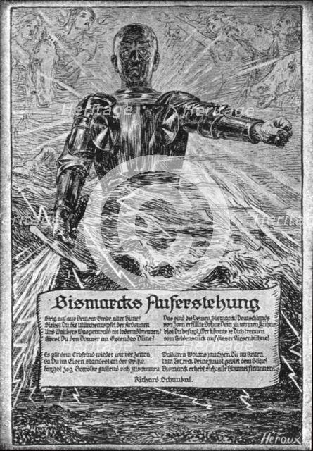 '"KULTUR"; Les Heures D'Ivresse; specimen des pages inspirees par le debut..., 1914. Creator: Unknown.