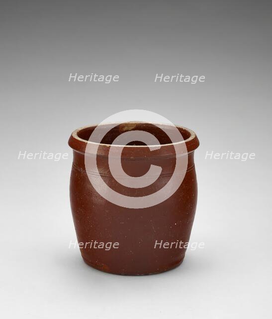 Jar, about 1880-1890. Creator: Unknown.