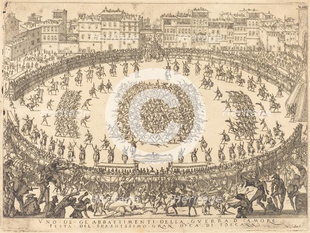 One of the Infantry Combats, 1616. Creator: Jacques Callot.