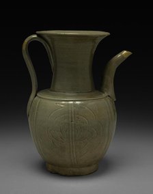 Wine Jug: Yue ware, 10th Century. Creator: Unknown.