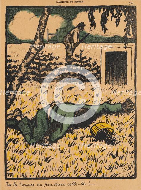 Crimes and Punishments VII, 764: Youll find that's rather a hard one !, 1901. Creator: Félix Vallotton (French, 1865-1925).