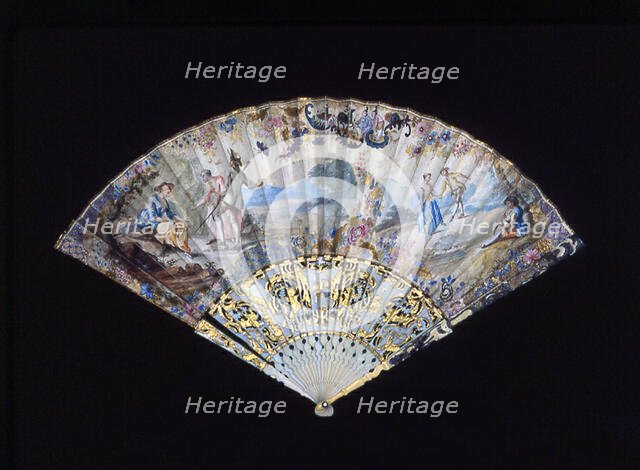Fan, France, 18th century. Creator: Unknown.