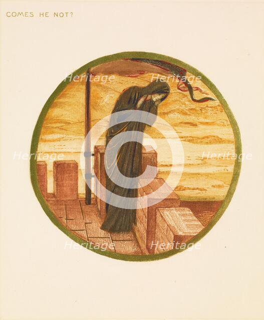 The Flower Book- Comes he not?, 1905. Creator: Sir Edward Coley Burne-Jones.