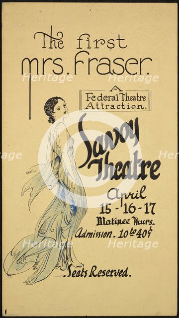 The First Mrs. Fraser, San Diego, 1936. Creator: Unknown.