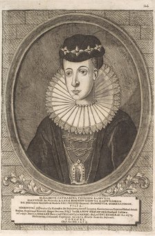 Elzbieta Radziwill (Sieniawski). From: Icones Familiae Ducalis Radivilianae, 1758.