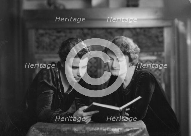 Miss Dorothy Arzner and Marion Morgan, portrait photograph, 1927.  Creator: Arnold Genthe.