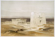 Temple of Edfu, ancient Apollinopolis, Upper Egypt, 19th century. Artist: David Roberts