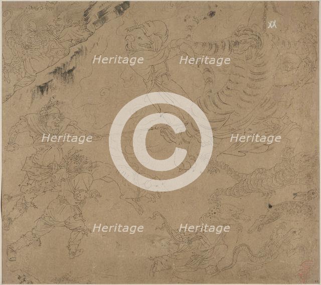 Album of Daoist and Buddhist Themes: Search the Mountain: Leaf 44, 1200s. Creator: Unknown.