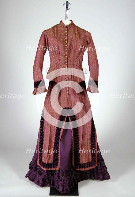 Dress, American, ca. 1883. Creator: Unknown.