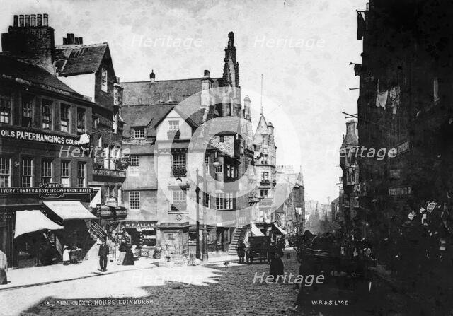 John Knox House, High Street, Edinburgh. Creator: Unknown.