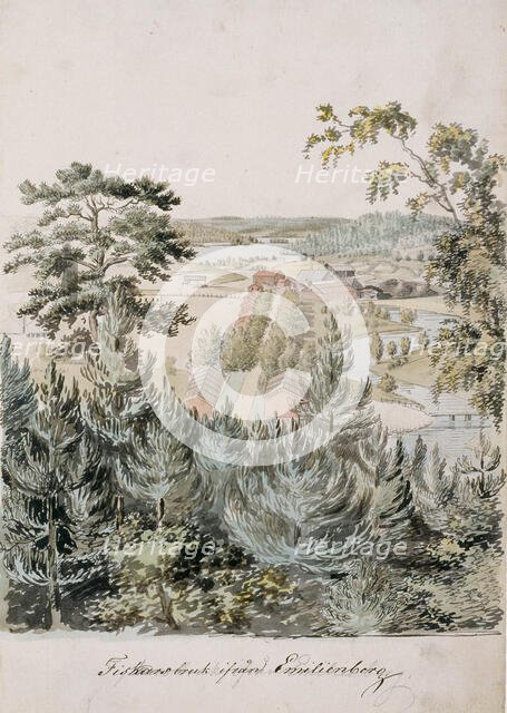 Fiskars ironworks, 1830-1839. Creator: Pehr Adolf Kruskopf.