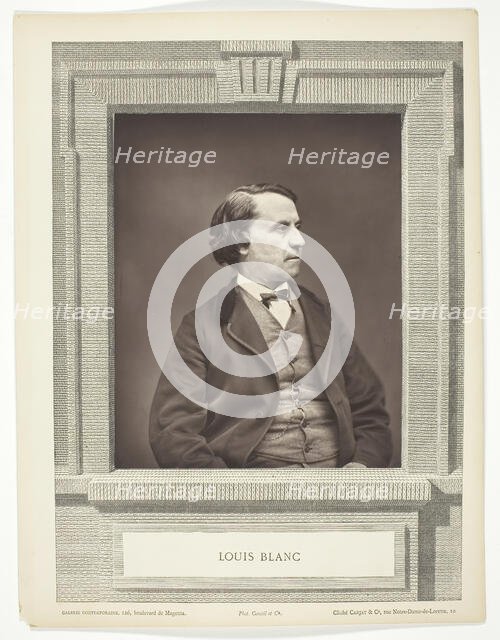 Louis Blanc [French politician and historian], c. 1876/77.  Creator: Etienne Carjat.