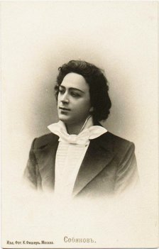 Leonid Sobinov as Lensky in opera Eugene Onegin by Pyotr Tchaikovsky, 1900s.