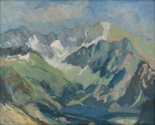 Tatra landscape, after 1930. Creator: Karol Polónyi.