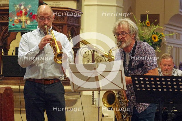 Tim Whitehead Quintet, Chris Coull Promotion, St Andrew’s Church, Hove, East Sussex, August 2025. Creator: Brian O'Connor.