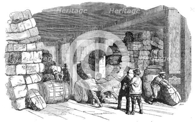 Reception, by Messrs. Cuthbert, Paternoster-Row, of Lint, Etc., for the Wounded at Scutari, 1854. Creator: Unknown.