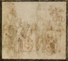 Saint Benedict receiving Maurus and Placidus, ca 1503.