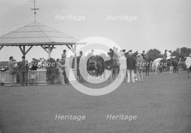 East Hampton horse show, 1933. Creator: Arnold Genthe.