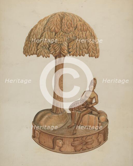 Female Figure, c. 1937. Creator: Al Curry.