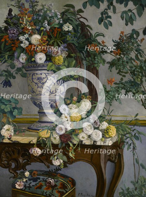 Fleurs, 1868. Creator: Bazille, Frédéric (1841-1870).