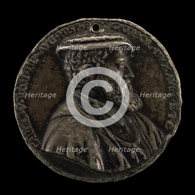 Charles V, 1500-1558, King of Spain 1516-1556, Holy Roman Emperor 1519 [obverse], 16th century. Creators: Unknown, Georg Fugger Group.