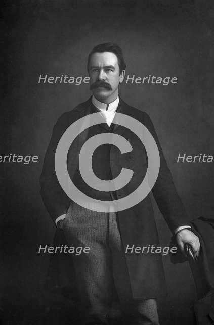 William Martin Conway, 1st Baron Conway of Allington (1856-1937), 1893.Artist: W&D Downey