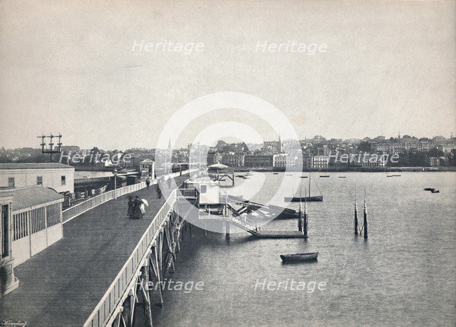 'Ryde - View from the Pier', 1895. Artist: Unknown.