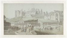 A Procession at the Foot of the Palatine Hill in Rome, c.1809-c.1812. Creator: Josephus Augustus Knip.