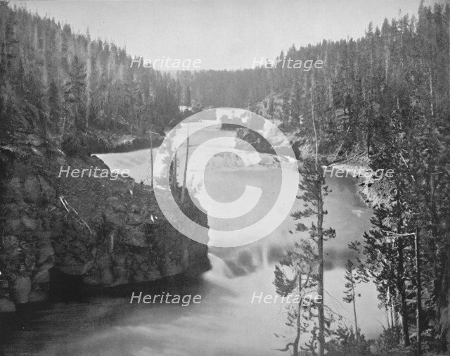 'The Rapids of the Yellowstone', 19th century. Artist: Unknown.