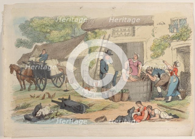 Plate 16, from "World in Miniature", 1816., 1816. Creator: Thomas Rowlandson.
