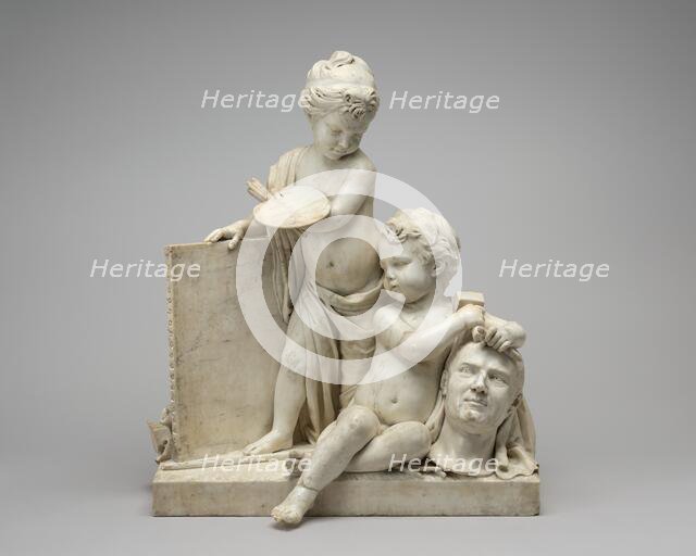 Painting and Sculpture, 1774/1778. Creator: Jean-Pierre-Antoine Tassaert.