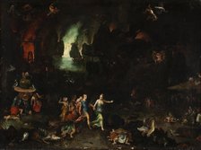 Aeneas and the Sibyl in the Underworld. Creator: Brueghel, Jan, the Elder (1568-1625).