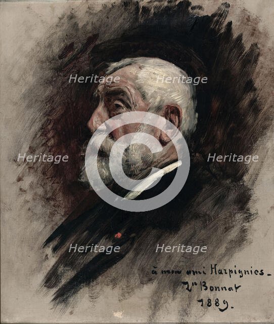 Portrait of Henri Harpignies, 1889. Creator: Leon Joseph Florentin Bonnat.