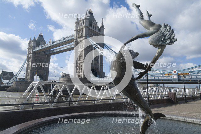 Tower Bridge, 2011. Creator: Ethel Davies.