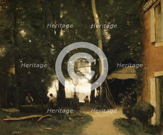 The Banks of the Seine at Conflans, ca. 1865-70. Creator: Jean-Baptiste-Camille Corot.