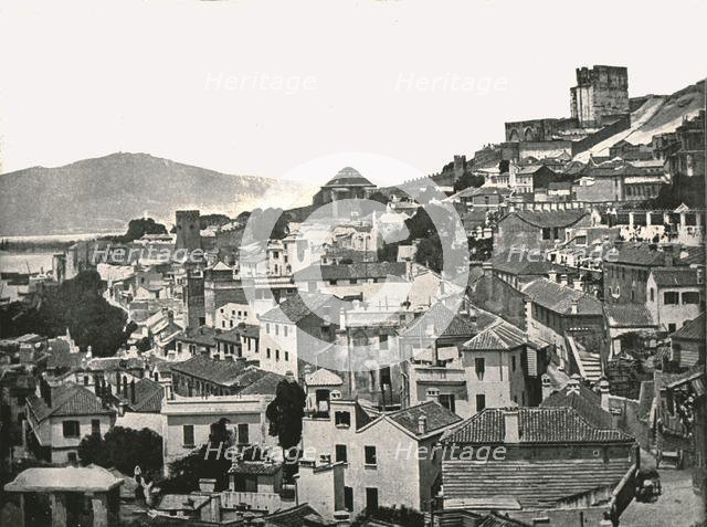 View of the town, Gibraltar, 1895.  Creator: W & S Ltd.
