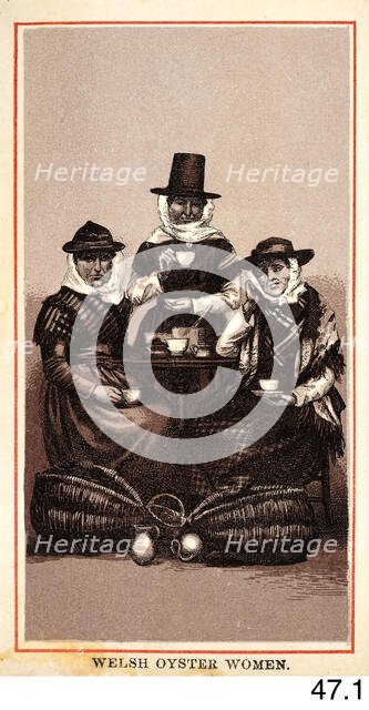 Welsh Oyster Women, c1860s-1880s. Creator: Charles Smith Allen.