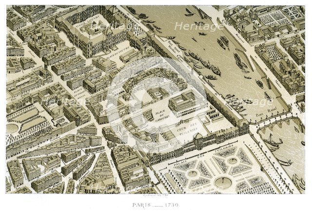 Paris, France, c1730. Artist: Unknown